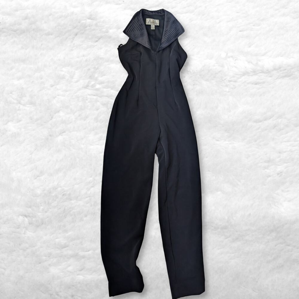 vintage js collections black jumpsuit